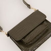 MY JEWELLERY | Croco schoudertas Donkergroen 1